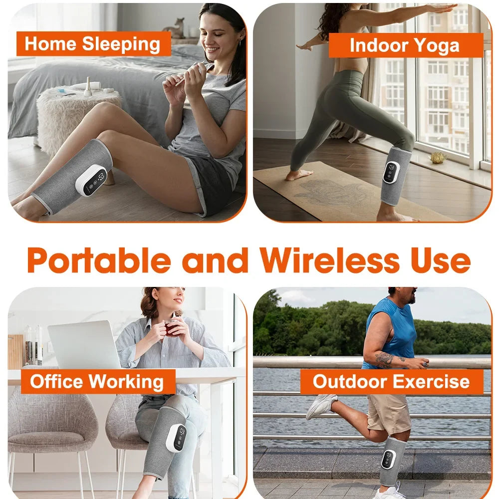 Wireless Air Compression Calf Massager for Leg Relief