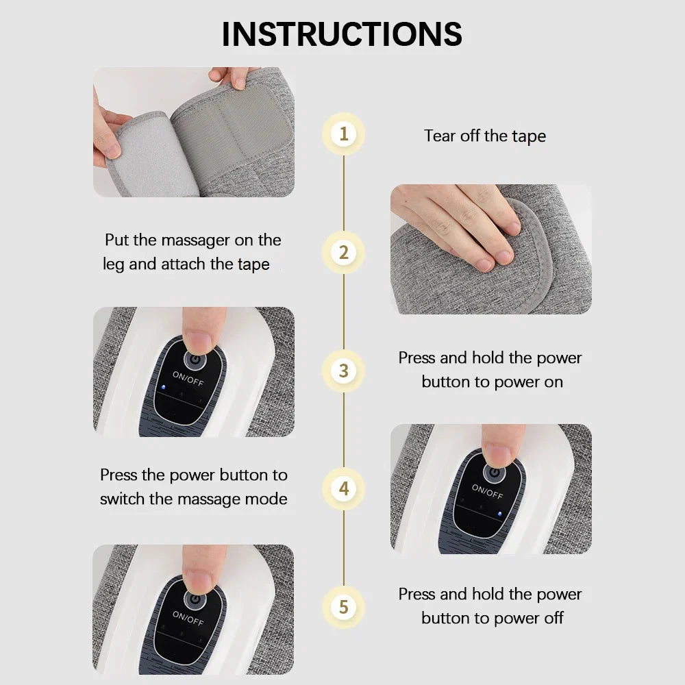 Wireless Air Compression Calf Massager for Leg Relief